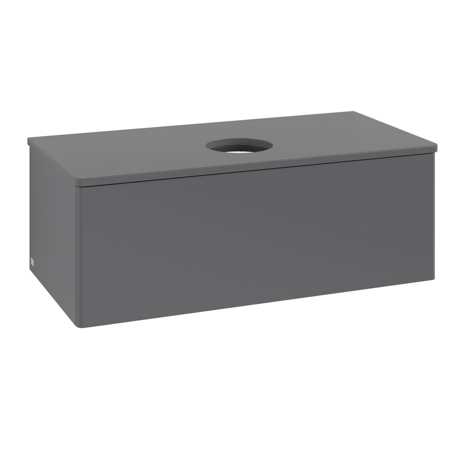 Wastafelonderkast Antao 1000x360x500mm Antr. Matt Lacquer K31010GK