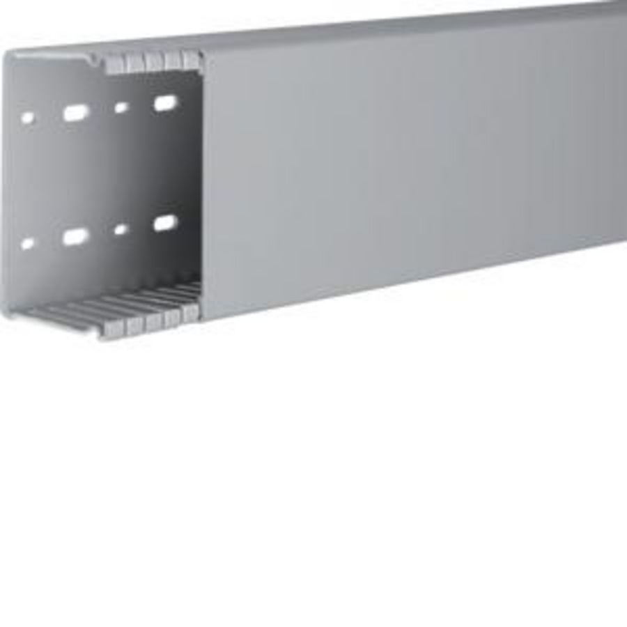 Lengte a 2m. Bedradingskoker BA6 + deksel 60x100 mm grijs