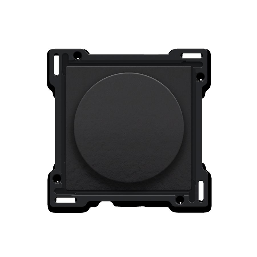 Afwerkingsset op/neer draaischakelaar piano black coated