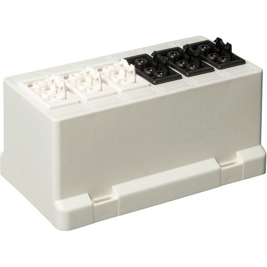 Connectordeksel 3611 GST18 3x3P zwart 3x3P wit recy. VVE=25