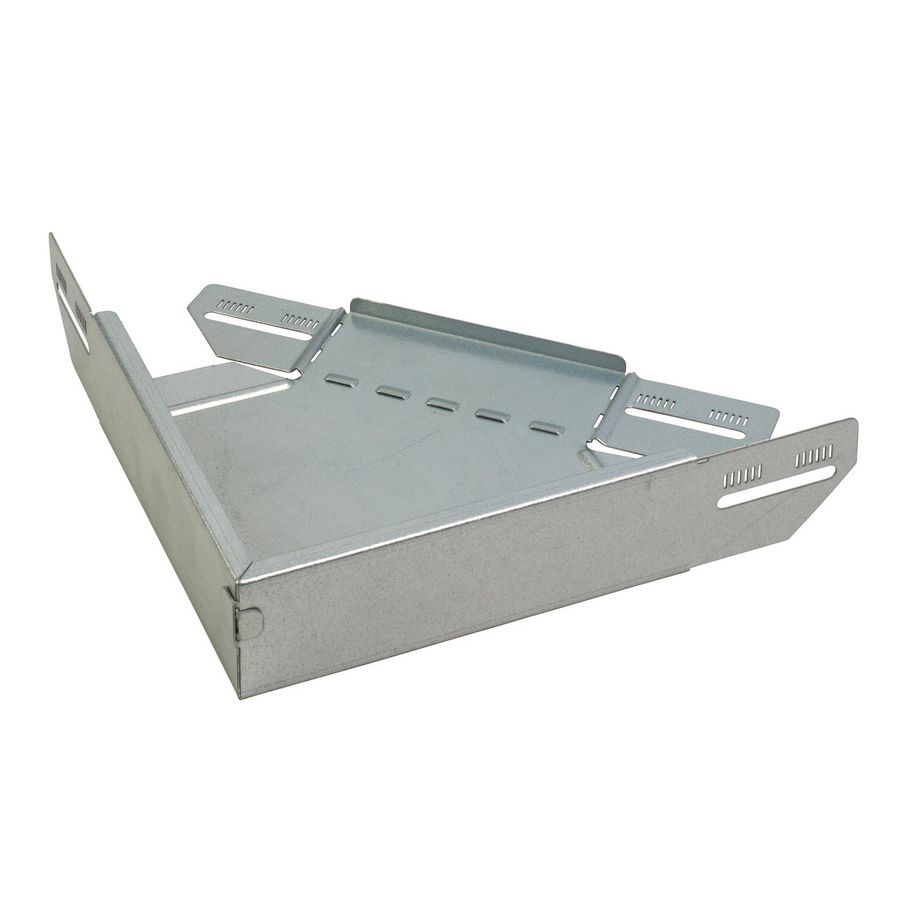 Hoekstuk vlak 100x60mm KG281 zinkplus