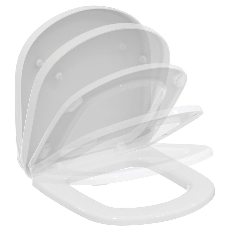 Nouveau closetzitting wit met deksel/softclose tbv t328201