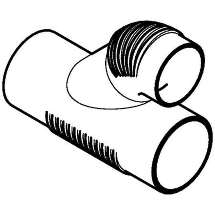 T-stuk parallel 110mm polyethyleen (PE) Silent-db20 geluidsarm
