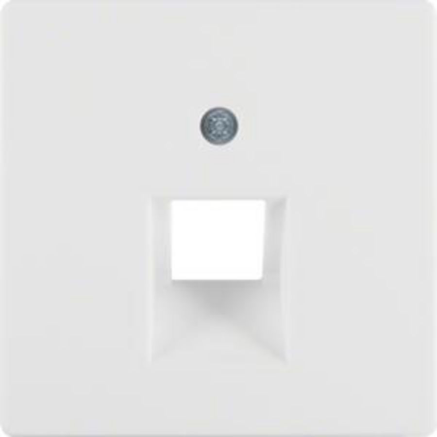 Centraaldoos RJ-datacontactd 1v 45° berker Q.1/Q.3/Q.7 polar wit