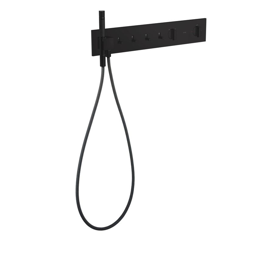 AXOR afbouwdeel ShowerComposition thermostaat module 610/110 inbouw 4 functies mat zwart