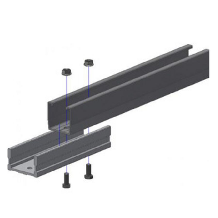 Verlengset tbv zonneschans 1065-1134mm / 106-1100mm 757052