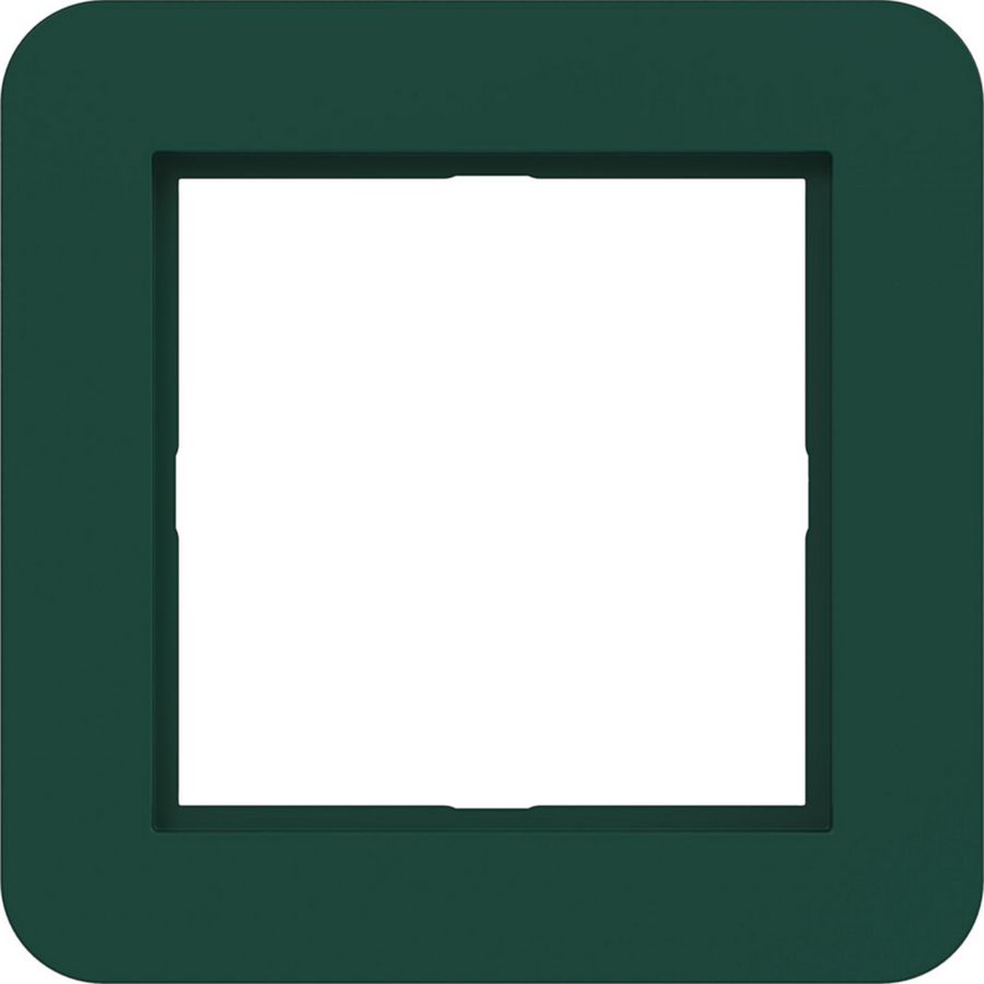 LED-afdekraam 1-voudig, C.1, jade, halfglanzend