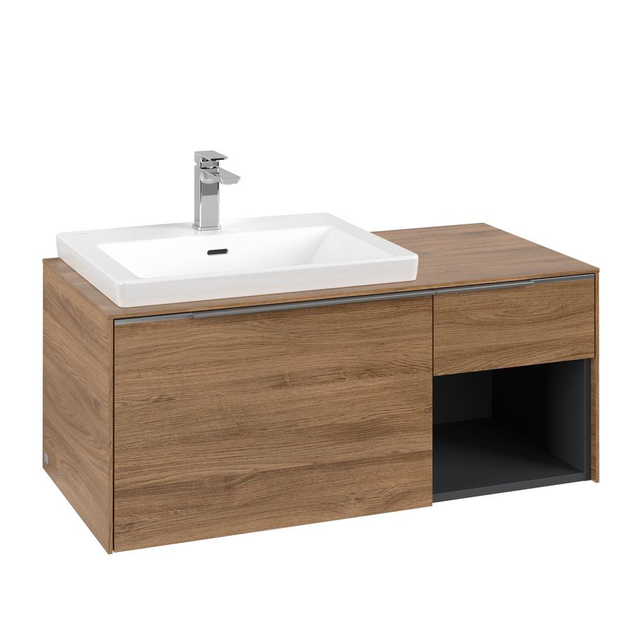 Wastafelonderkast Subw.3.0 1001x422,5x516mm Oak Kansas C572L0RH