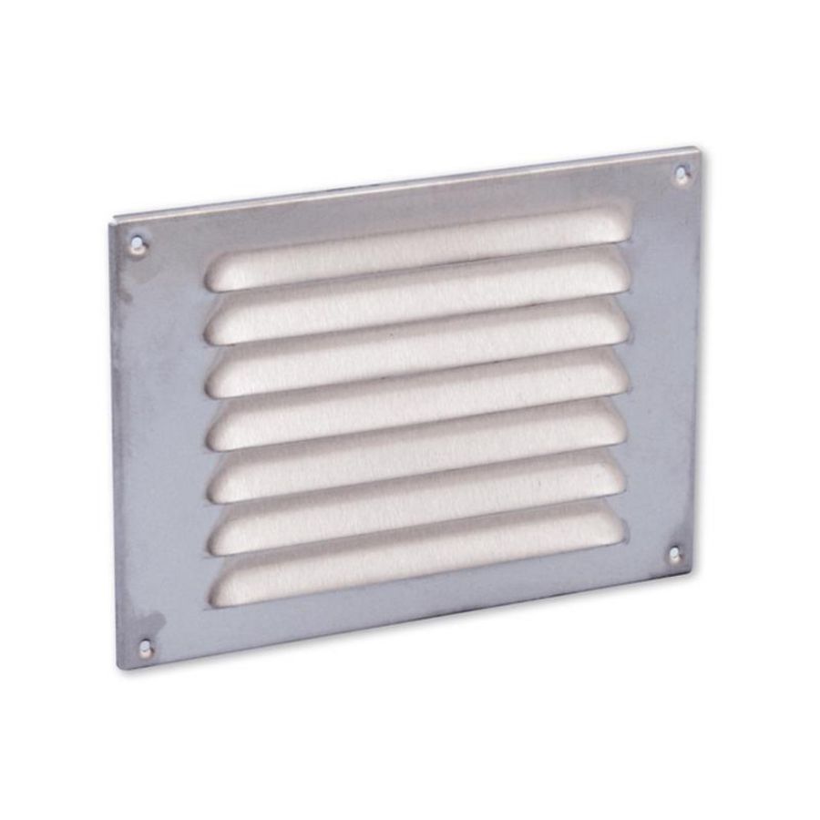 RVS schoepenrooster 220x150mm