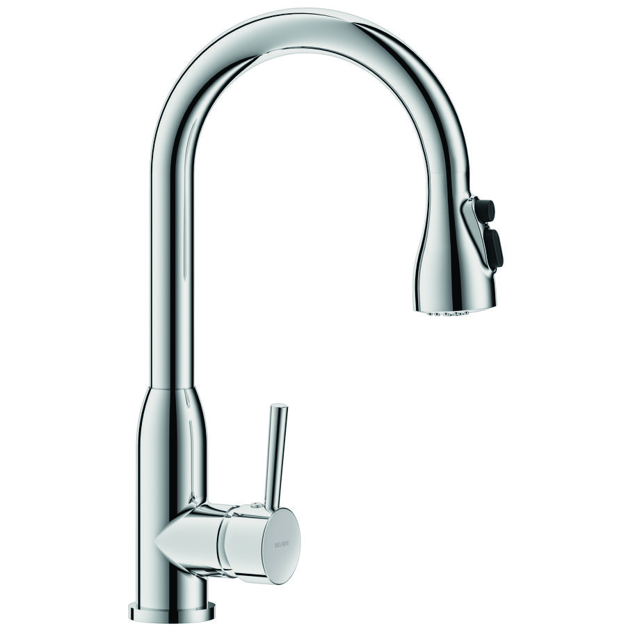 Mengkraan uitloop draaibaar H.215 L.200 +uittrekb. sproeier