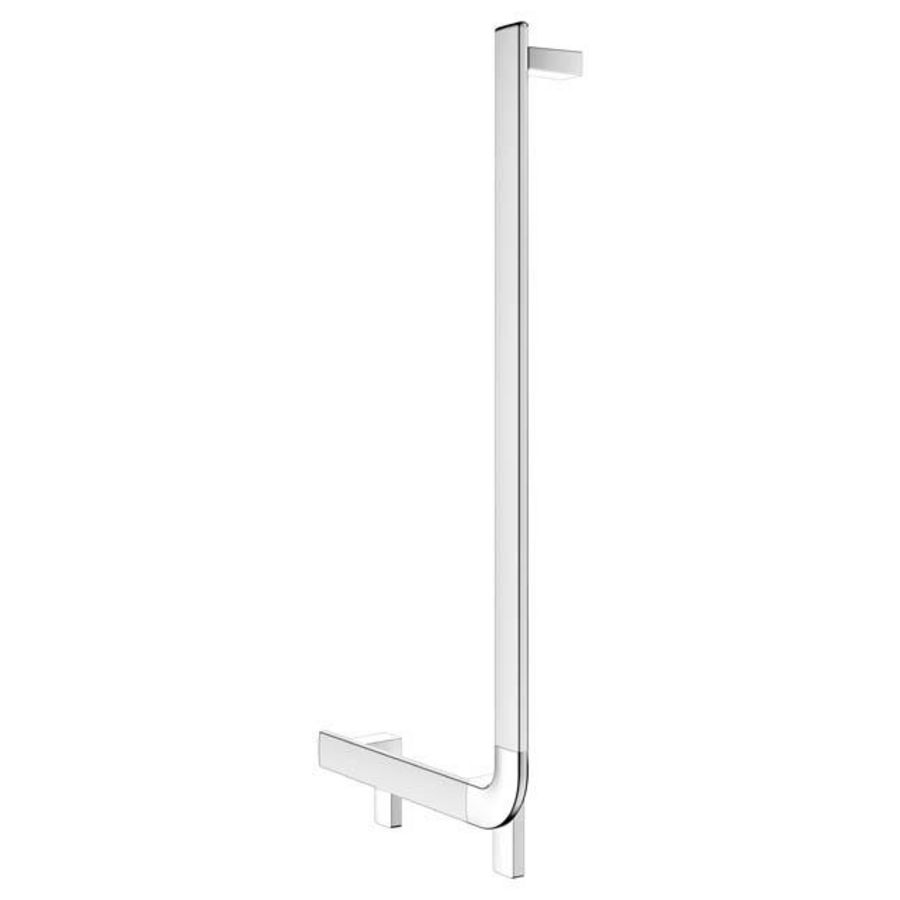 Hoeksteun 90 rechts 381/851mm alu zilver-geëloxeerd/verchrd