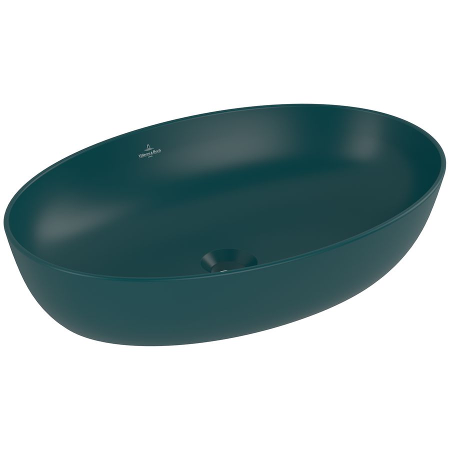 Opzetwastafel Artis 610x410mm ovaa Teal CeramicPlus
