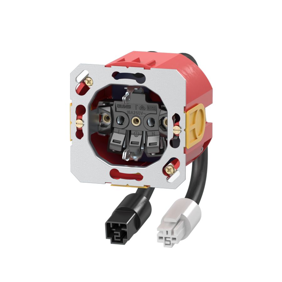 Wandcontactdoos DL vv Attema BW en Wago Rond