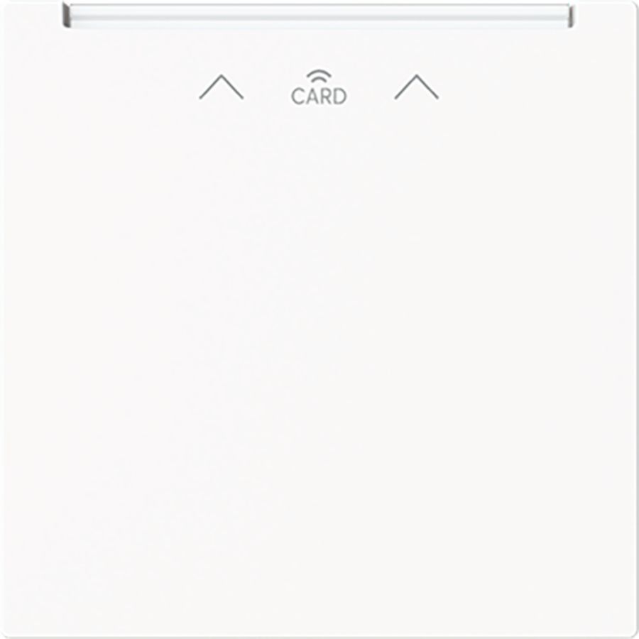 Centraalplaat voor kaartschakelaar met RFID art-matwit (1792 RFID-44M)