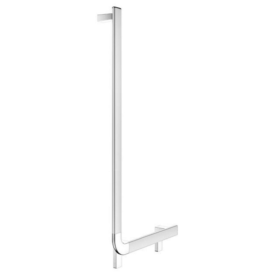 Hoeksteun 90° links 520/1090mm zilver geeloxeerd