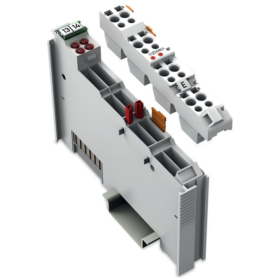 4-kanaals analoge ingang DC 0-10V Single ended lichtgrijs