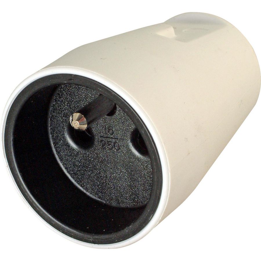 Contrastekker PA kunstsstof wit VVE=10