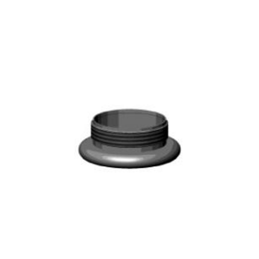 Beluchter mouw 29x11mm chr
