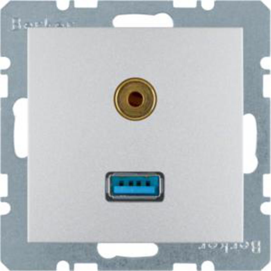 USB/audio 35mm mini-Jack wcd berker S.1/B.3/B.7 alulook