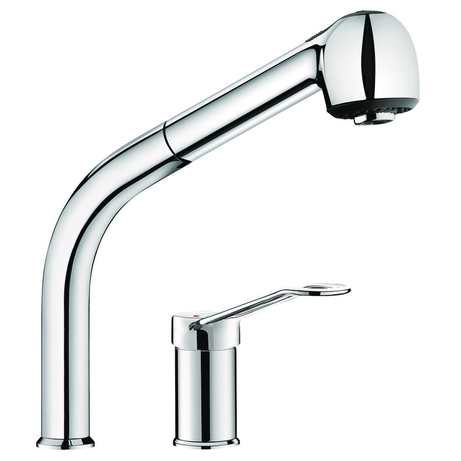 Set mengkraan +kolom met uittrekb. sproeier H.200 open greep