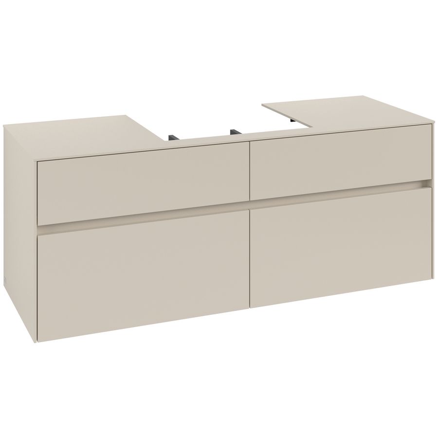 Wastafelonderkast Collaro 1400x548x500mm Cashmere Grey C084B0VN