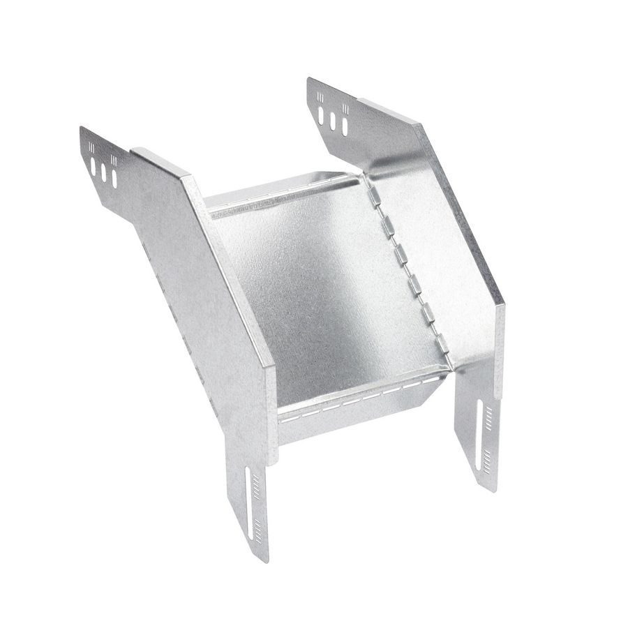 Vervalstuk vlak 100x60mm D=1mm zinkplus