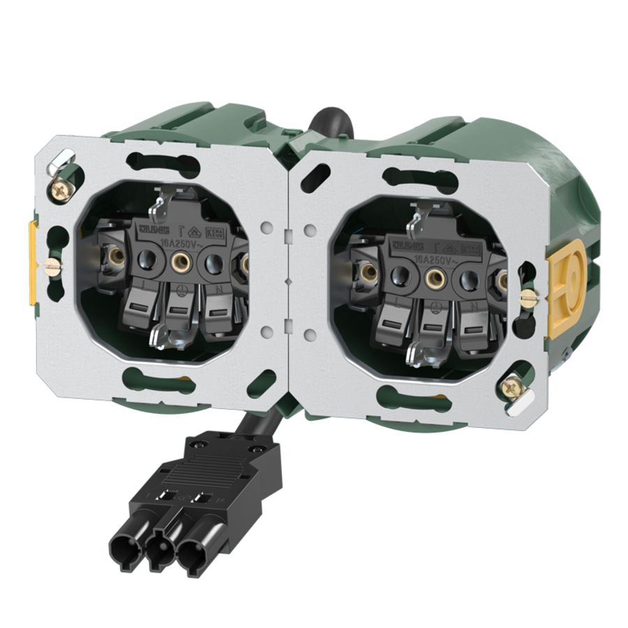 Wandcontactdoos dubbel vv Attema halogeenvrij en Wieland0