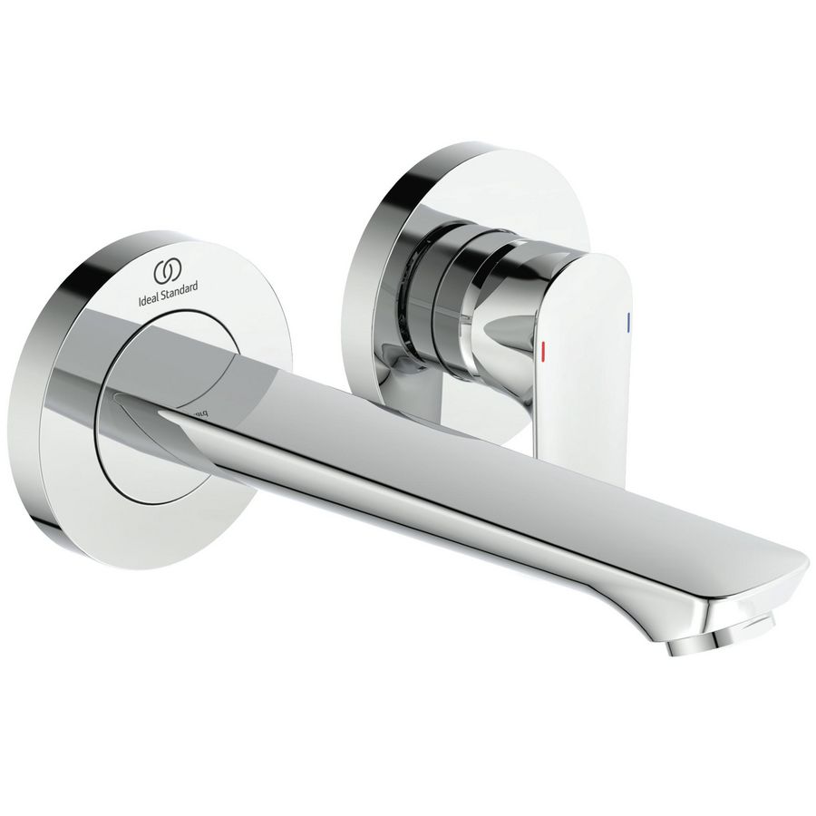 Afbouwdeel Connect air wandmengkraan chroom uitloop 185mm