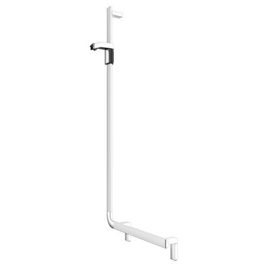 Hoeksteun 90 links 581/1301mm alu zilver-geëloxeerd/verchrd