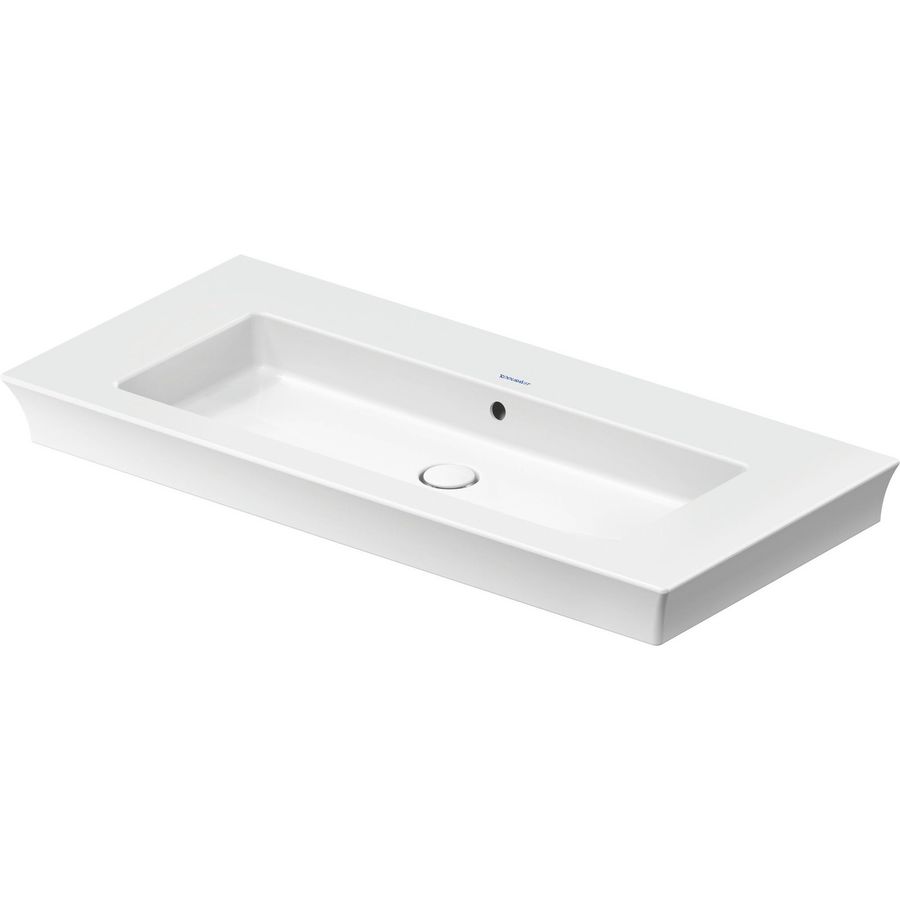 White Tulip #236310 wastafel wit 1055mm zonder kraangat
