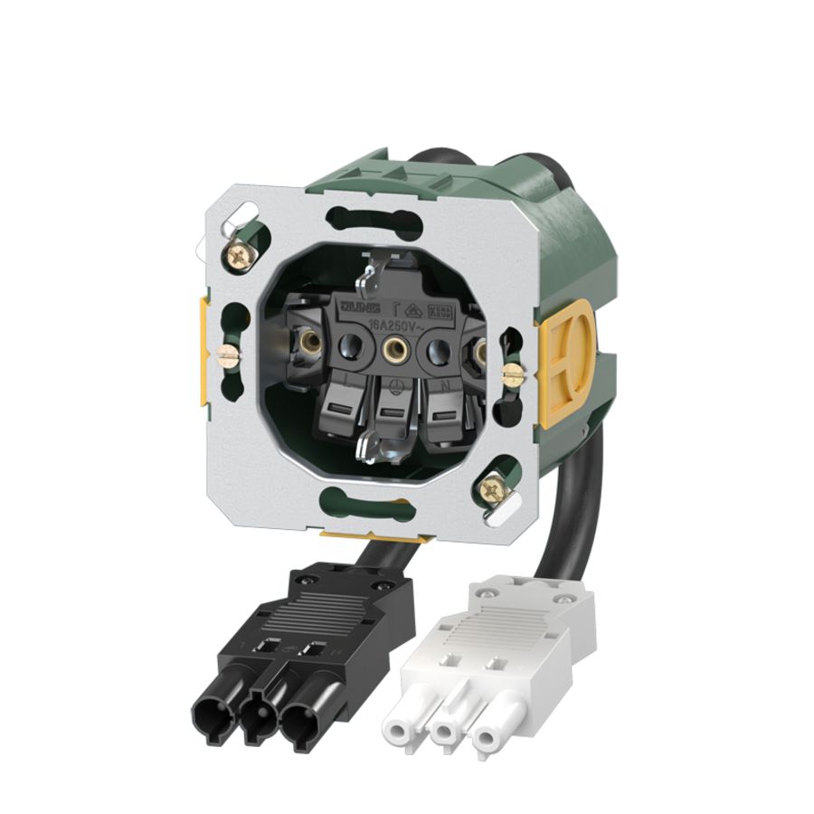 Wandcontactdoos DL vv Attema halogeenvrij en Wieland