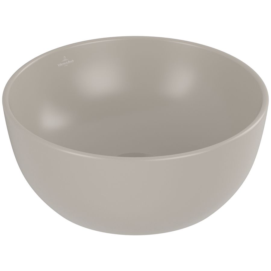 Opzetwastafel Artis Ø325mm Almond zonder overloop CeramicPlus