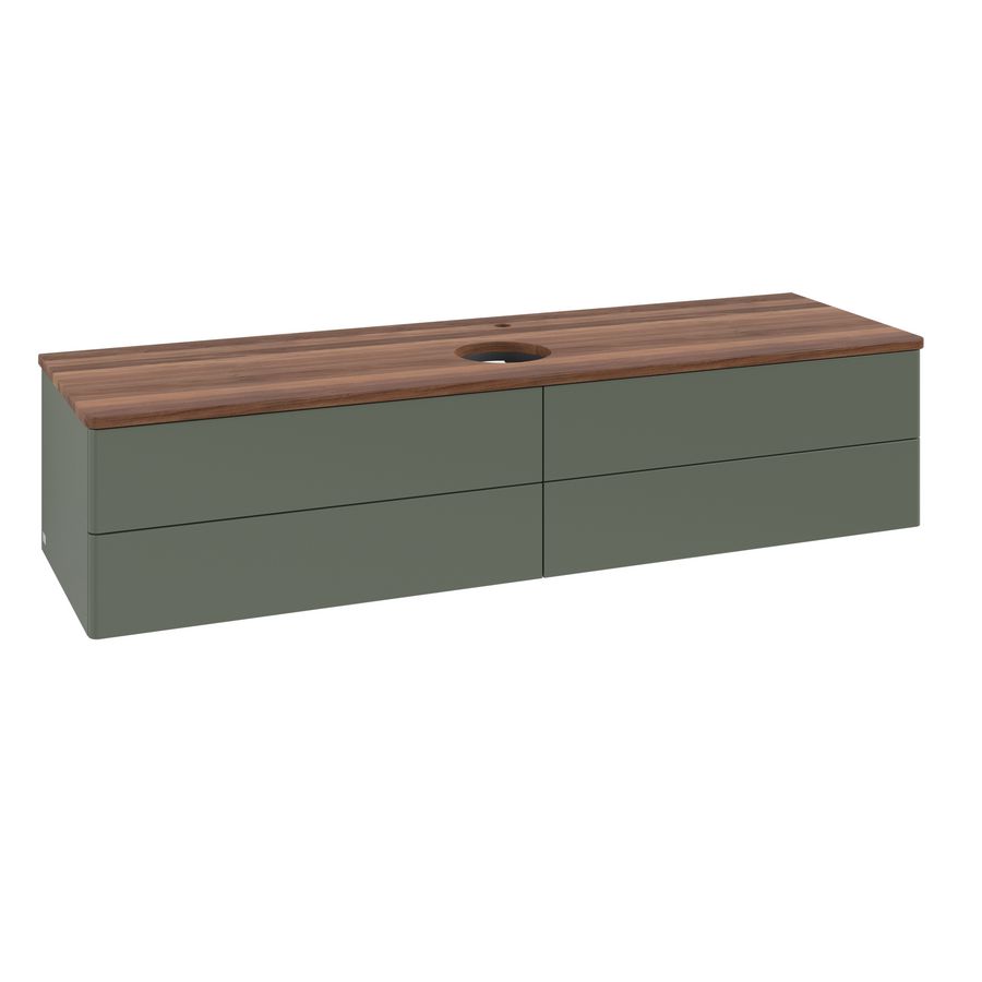 Wastafelonderkast Antao 1600x360x500mm L.Green Matt Lacquer K25052HL