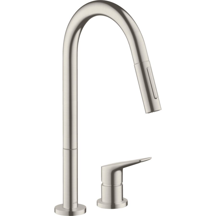 AXOR Citterio M 2g keukenkraan uittr.uitl rvs look