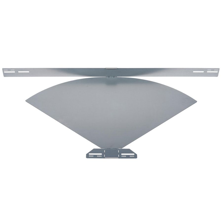 Hoekstuk verstelbaar 500x60mm D=1mm zinkplus
