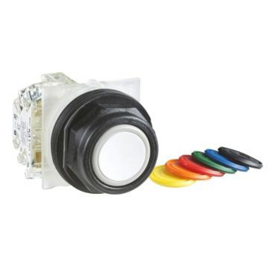 Kop drukknop Verzonken Terugvering Ø30mm Harmony 9001SK