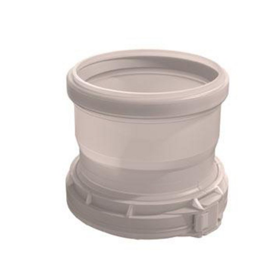 Rolux Flex Koppelstuk Flex/mof-110 PP 110 transparant