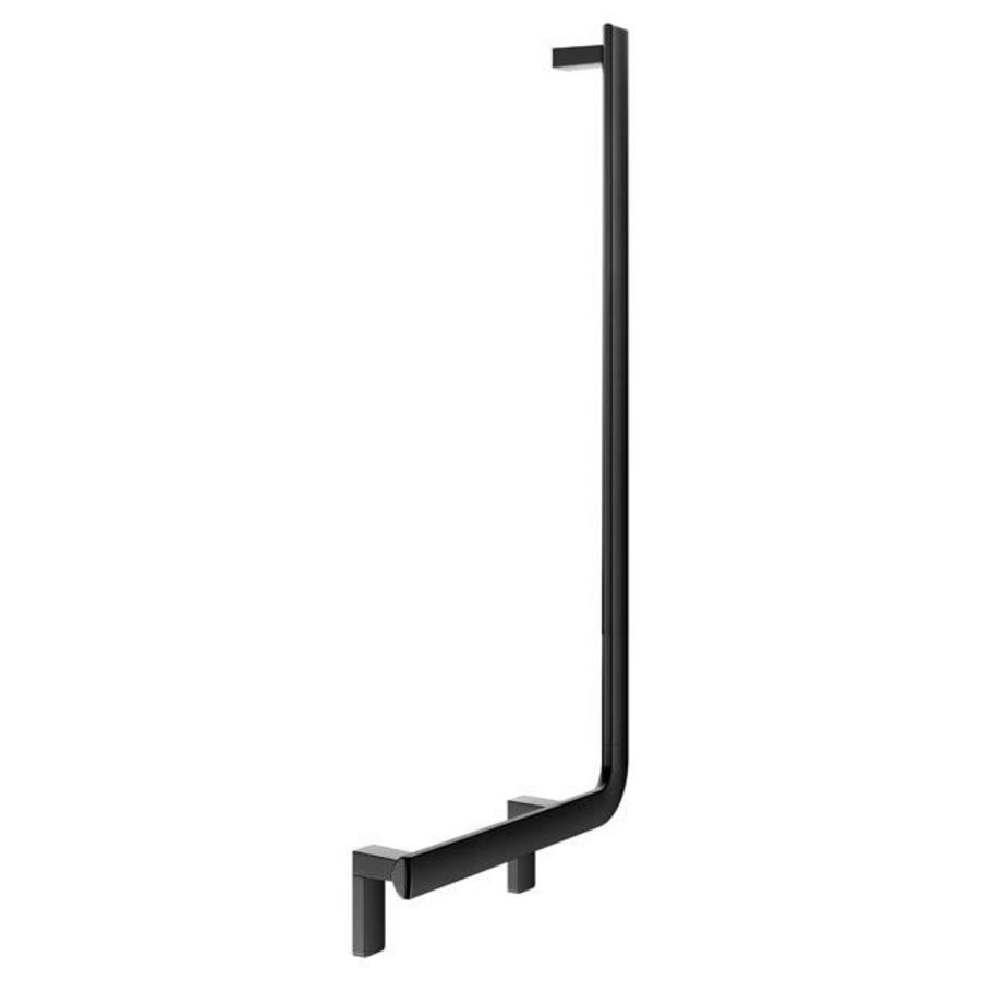 Hoeksteun 90° rechts 520/1090mm zwart mat