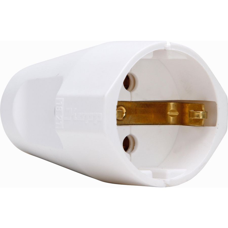 Contrastekker RA kunststof arctic w. VVE=10