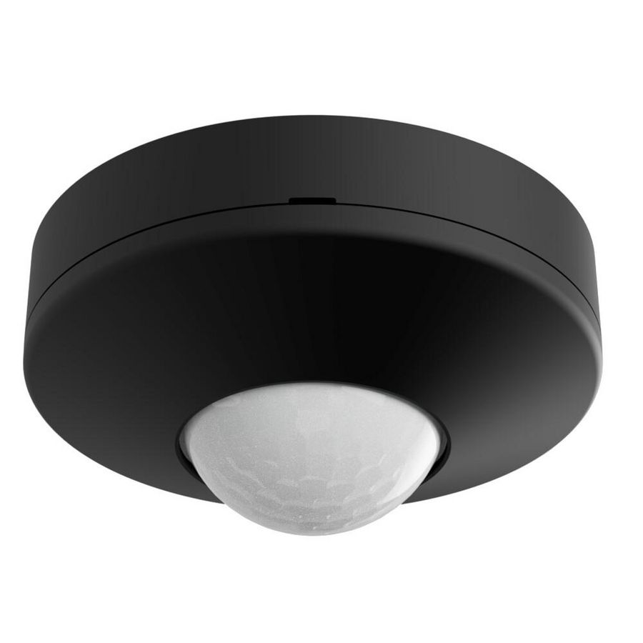 Bewegingsmelder Plafondmontage 360gr. OB zwart IP44 10m