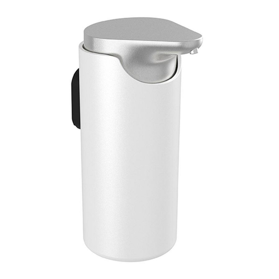 Zeepdispenser geborsteld staal/wit Style