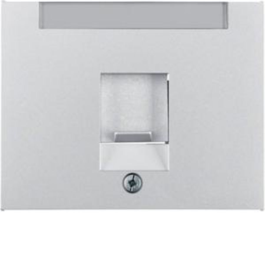 Centraaldoos RJ-datacontactd. 1v berker K.1/K.5 aluminium