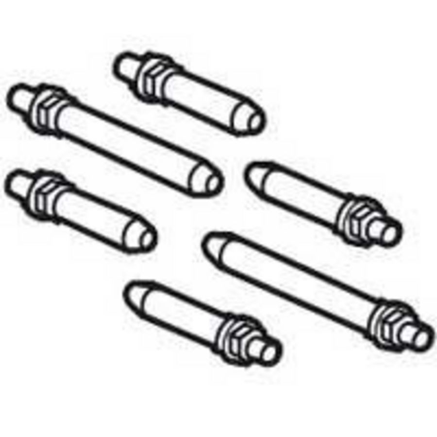 Set a 6st. Aansluitstang DPX250ER/IS achter aansl. 3PDPX3
