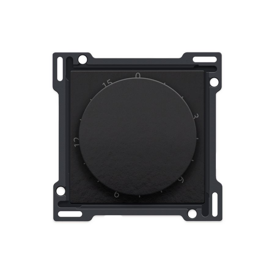 Afwerkingsset timer regelbaar tot 15 min. piano black coated