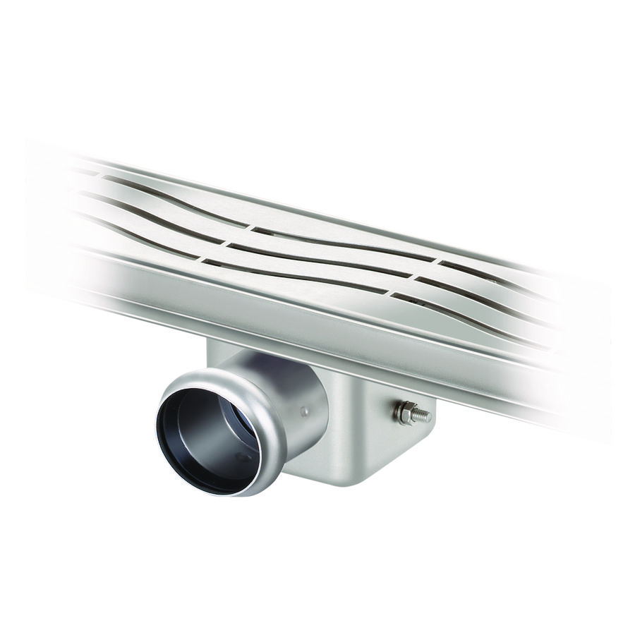 Los wave rooster rvs v. 3e-generatie douchegoot 700mm