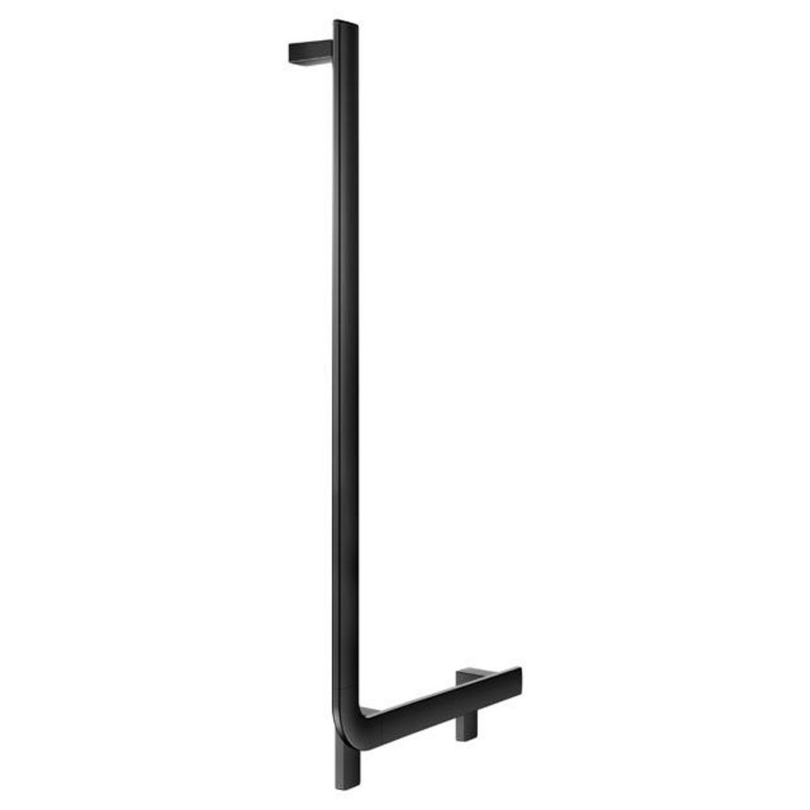 Hoeksteun 90° links 520/1090mm zwart mat
