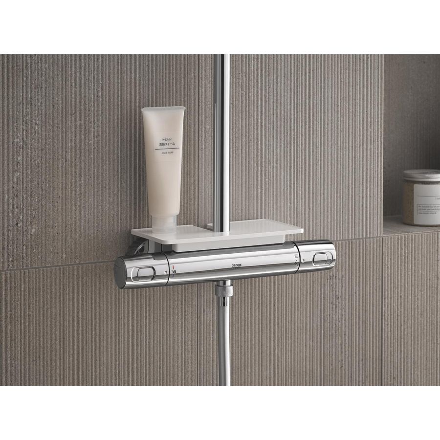 Euphoria easyreach zeepschaal wit voor op thermostaatkraan 150mm