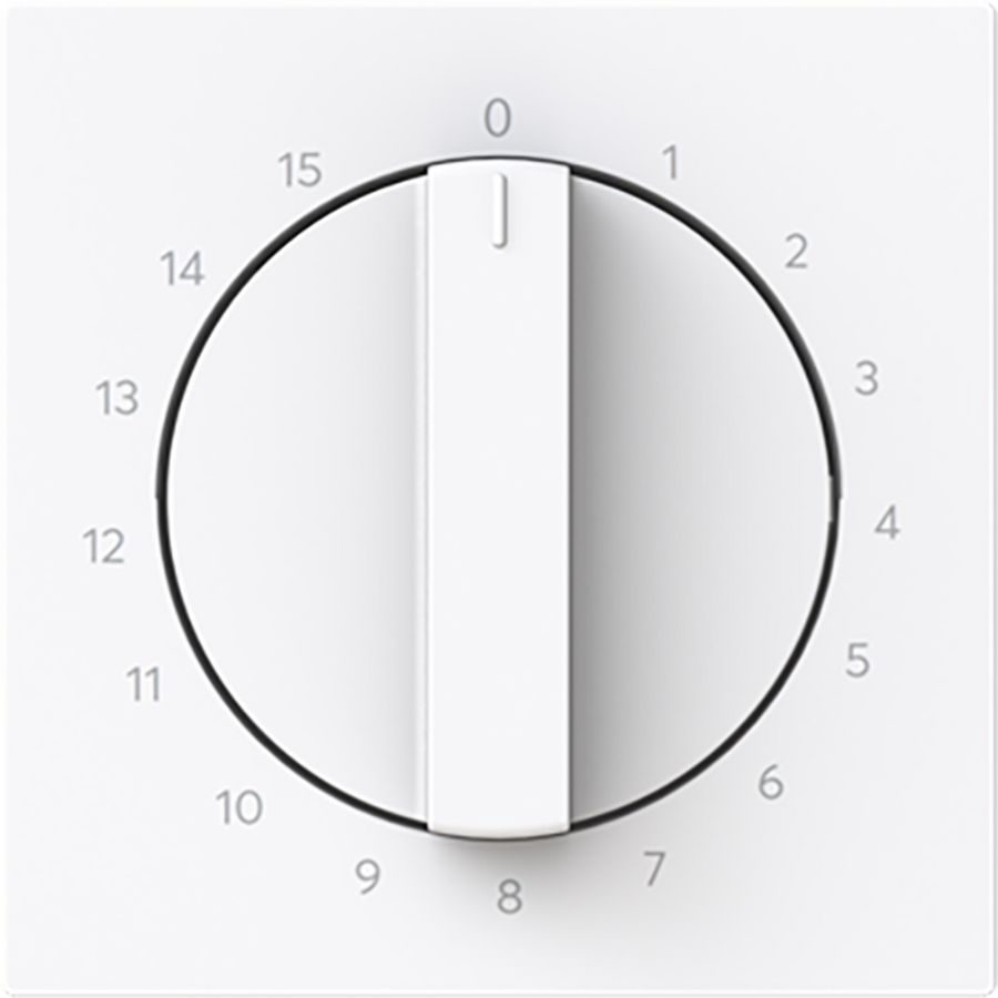 Centraalplaat met greep v 1070U 15min art-wit (1770-44G-103)