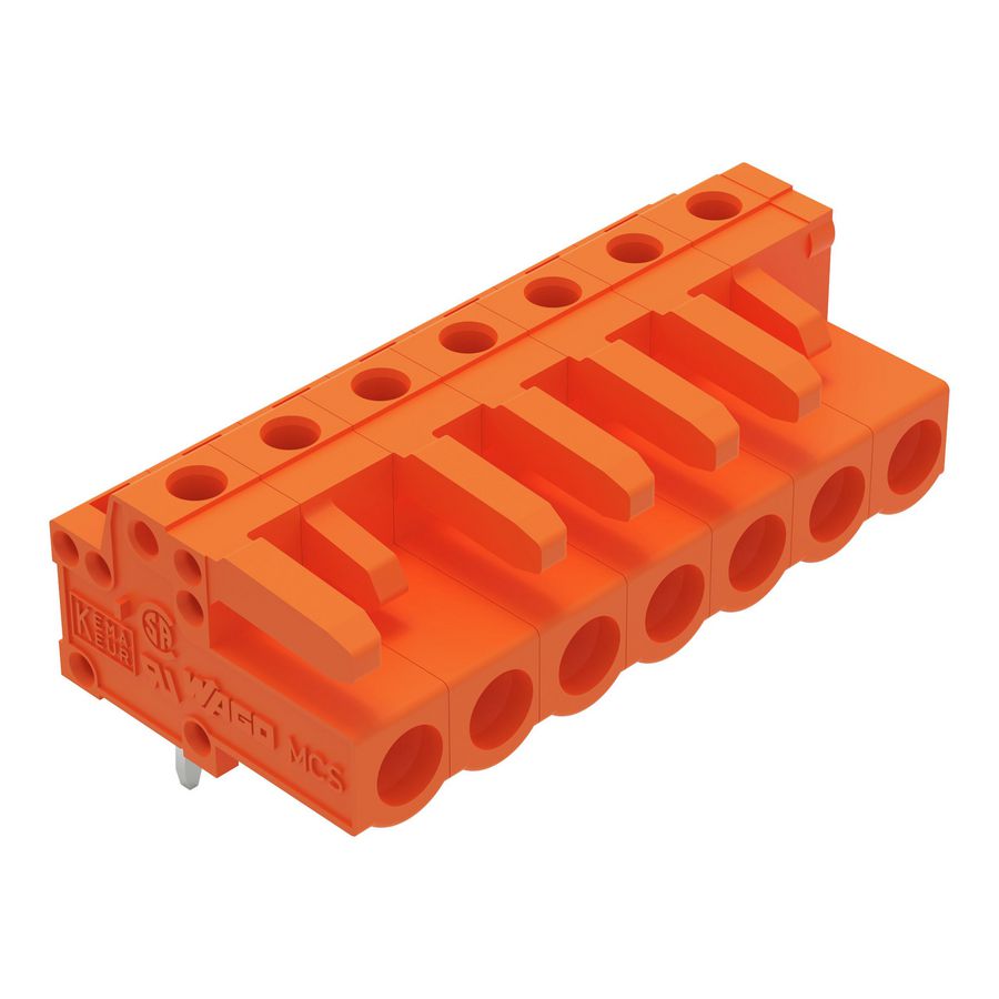 THT FE steker HA raster 5,08mm oranje 232-267 VVE=50