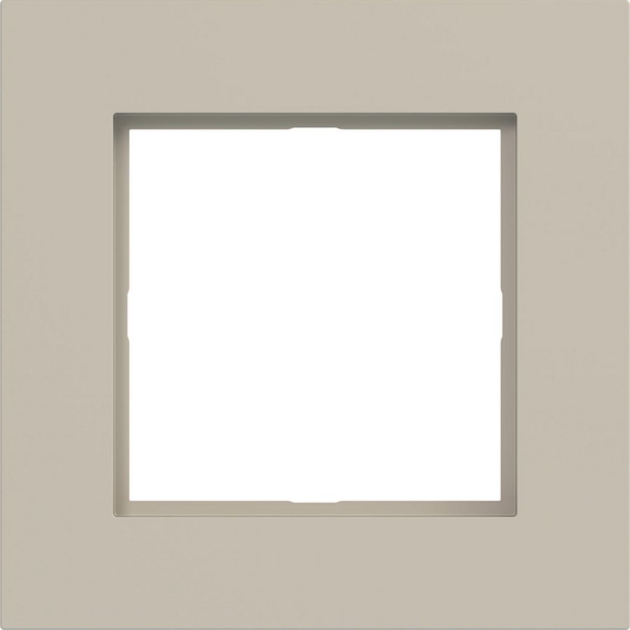 LED-afdekraam 1-voudig, A.8, sand, mat